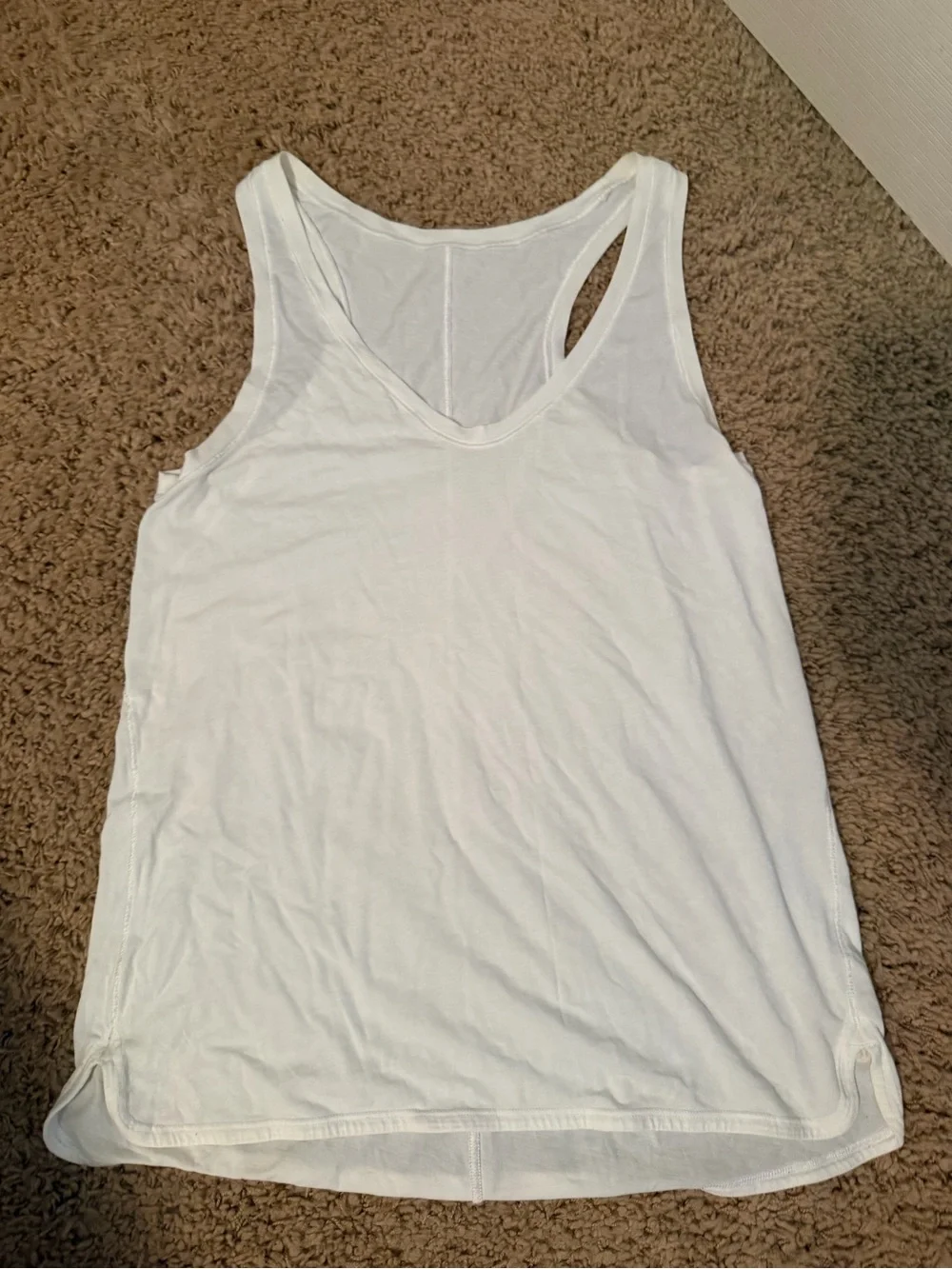 lululemon athletica White Racerback Tank